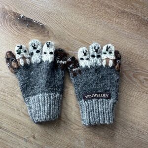 Artesania Alpaca Kids Finger Puppet Gloves